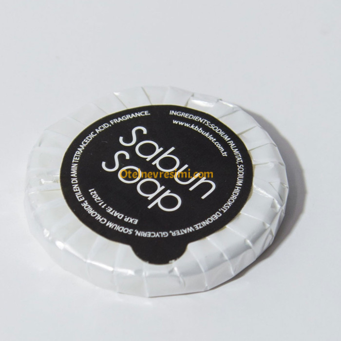 Logo Etiketli Pile Sargılı Sabun 15 GR